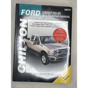 Ford F-250 F-350 Truck Pick-up 2011-2016 Service Repair Manual Wiring Diagrams
